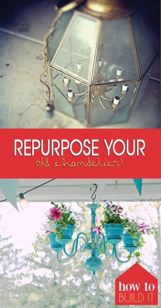 Repurpose Your Old Chandelier!| Chandelier, DIY Chandelier, Ligth Fixtures, Repurpose Projects, DIY Repurpose Projects, Simple Repurpose Projects, Popular Pin #RepurposeProjects #Chandelier 