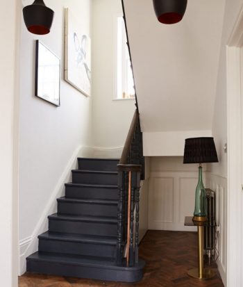 Paint Stairs, Paint Stairs Ideas, Paint Stairs DIY, Paint Stairs White, Paint Stairs Black, Home Improvement, Home Improvement Tips, Home Improvement Tricks