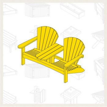 DIY Adirondack Chair Tutorials and Plans| DIY Adirondack Chair, Outdoor DIY, DIY Adirondack Chair Plants, Crafts, DIY Craft Projects, DIY Projects 