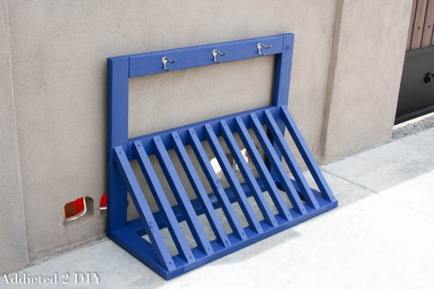 pegboard bike rack