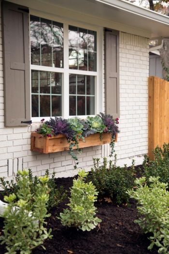 12 DIY Curb Appeal Ideas on a Budget-Font yards window boxes