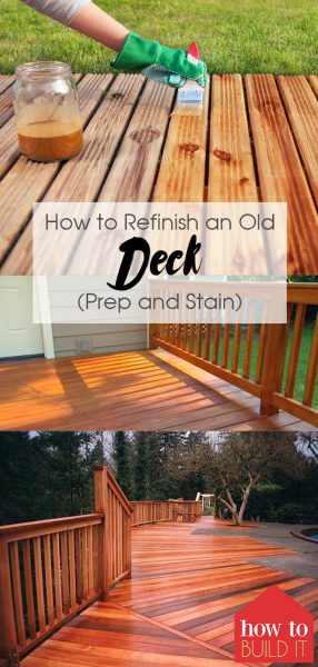 How to Refinish an Old Deck (Prep and Stain) | Refinish an Old Deck | How to Refinish an Old Deck | DIY Refinish an Old Deck | Deck | Stain Your Deck | DIY Tutorials