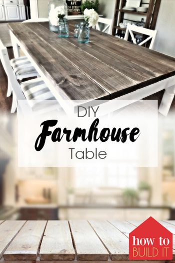 DIY Farmhouse Table | DIY Farmhouse Decor | DIY Dining Table | Build a Farmhouse Table | DIY Farmhouse Dining Table 