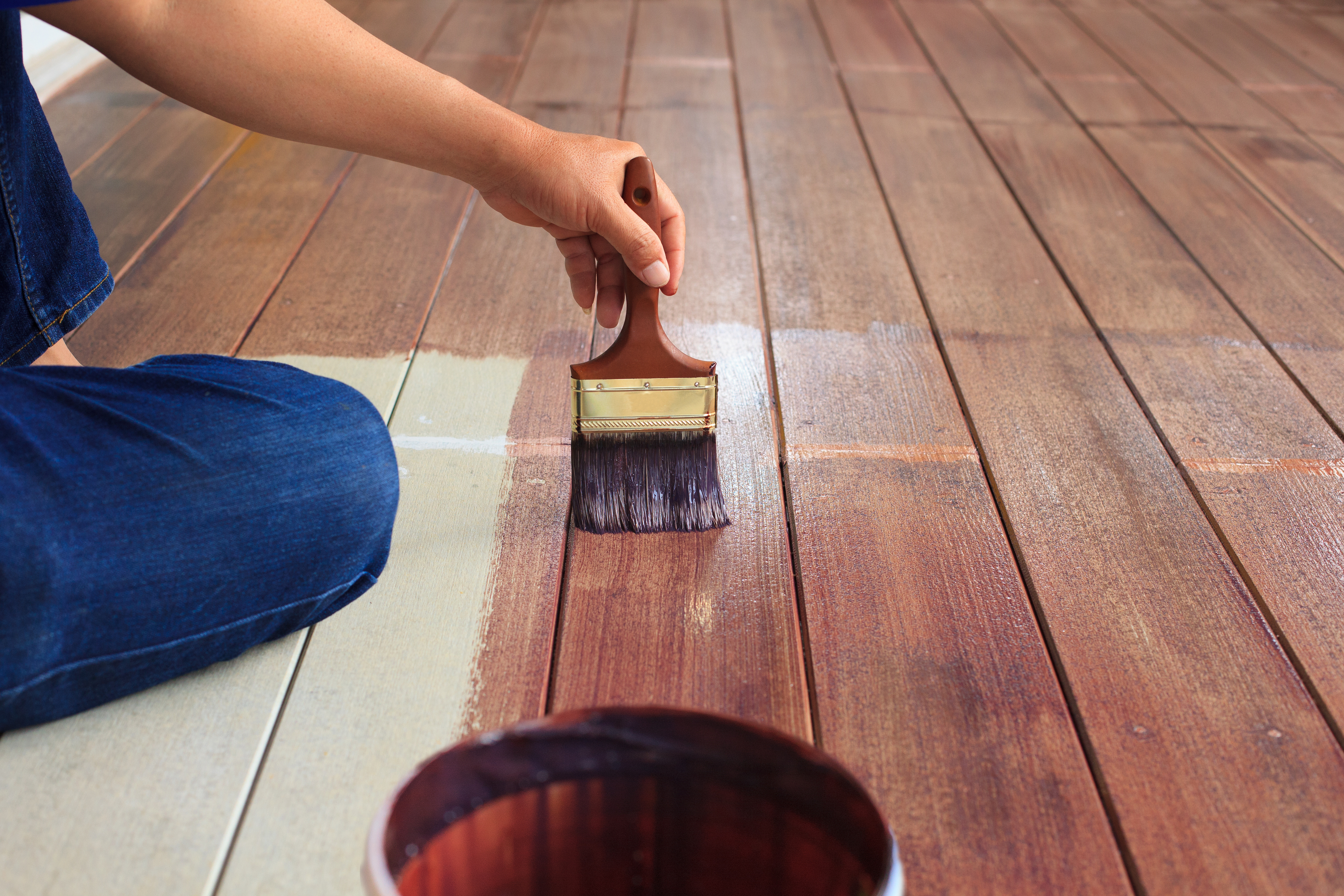 deck | stain | paint | deck stain | deck paint | tips and tricks for refinishing a deck | refinish an old deck | how to refinish an old deck 