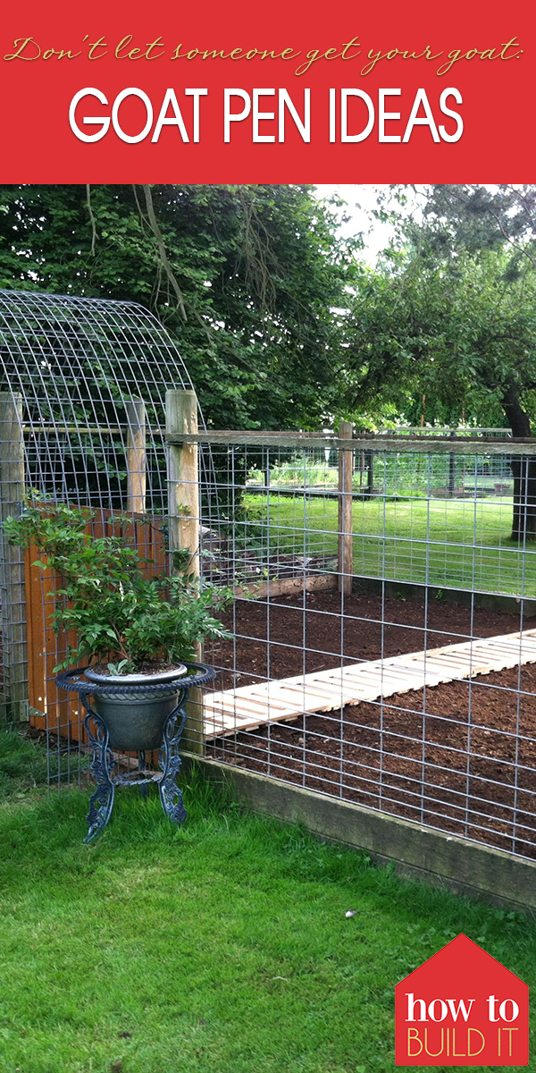 Don't Let Someone Get Your Goat: Goat Pen Ideas | How To Build It