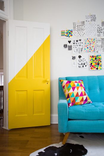 If you're trying to spice up your house look at these bedroom door painting ideas