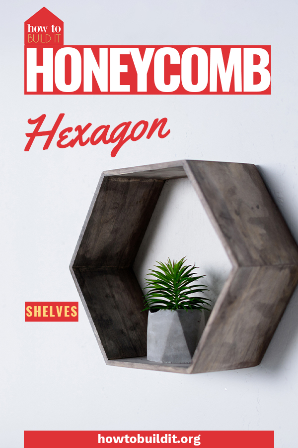 One of the hottest home decor trends this year is hexagon honeycomb shelves! These adorable shelves are incredibly easy to make and require virtually zero DIY experience. Use this tutorial to help you today! #diyprojects #projects #howtobuilditblog