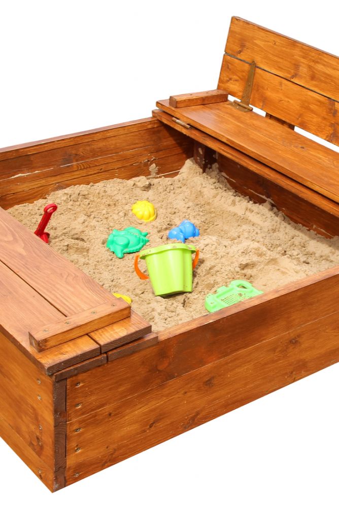 This DIY sandbox with seats for kids is going to SERIOUSLY be a hit! You'll have the entire neighborhood at your house having fun before you know it. Take a look! 