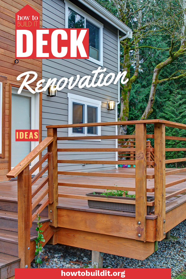 Summer is the perfect time to get your deck into tip top shape! Check out these easy and affordable deck renovation ideas to make your yard look its absolute best. #deck #diy #howtobuilditblog