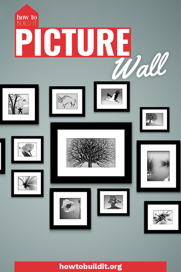 Liven up your home decor with a DIY picture wall! These tips and tricks will help you create one in no time in your own home. #picturewall #homedecor #howtobuilditblog