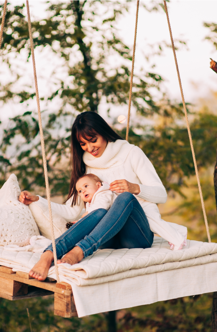 Summer is here so that means a lot of us are spending more time outside. Enjoy your outdoor space a little more with these easy DIY patio furniture tutorials. This bed swing will be your favorite part of your yard! 