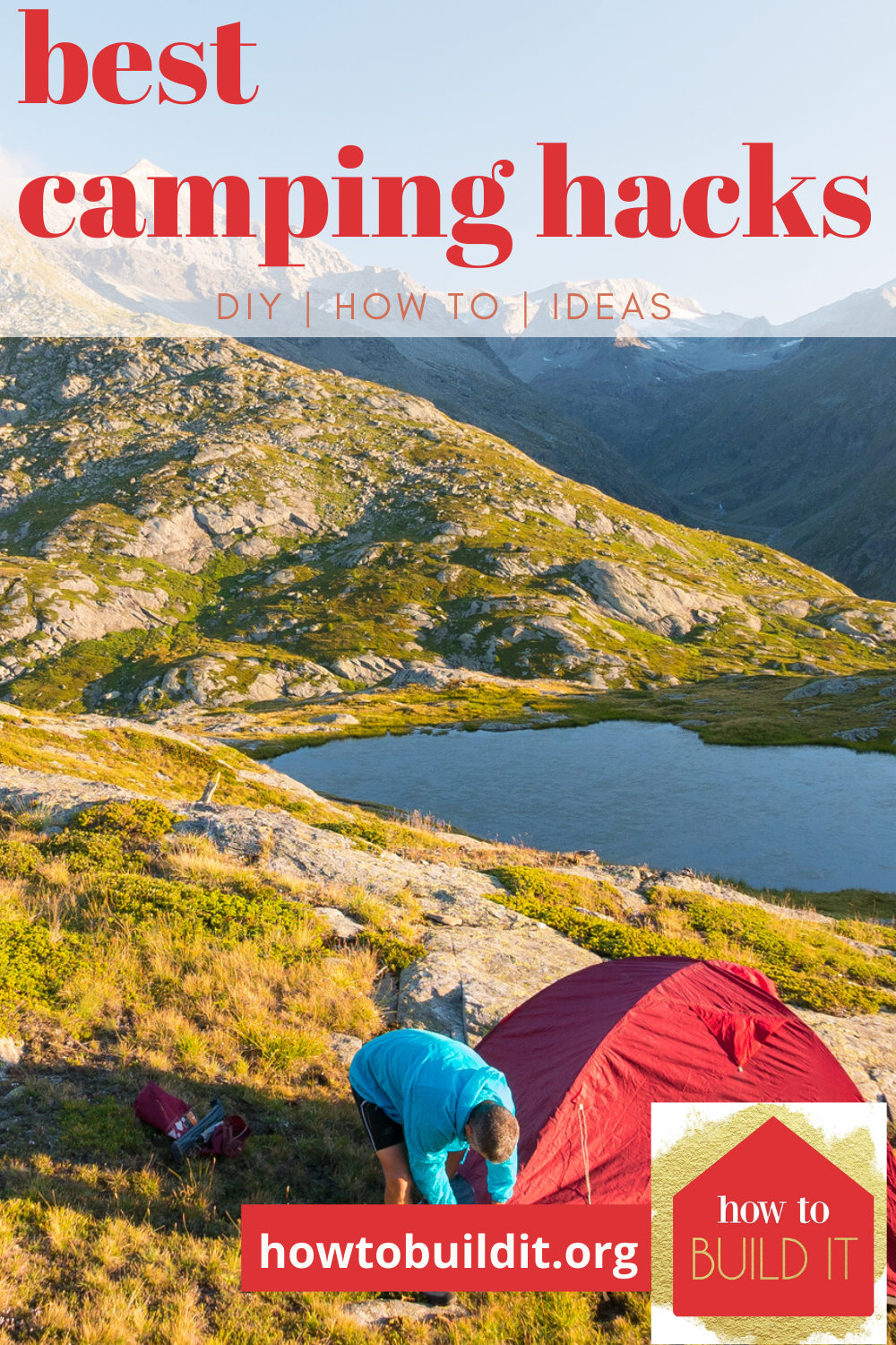 I think more people would camp if they knew a few hacks that made the difficult things easier. Like how to get a good night's sleep on rock hard ground. How to carry your food, etc. If you want to do more camping, and need a little inspo, keep reading. These tips and tricks make being in the outdoors fun. #campinghacks #tipsandtricksforcamping #outdooractivities