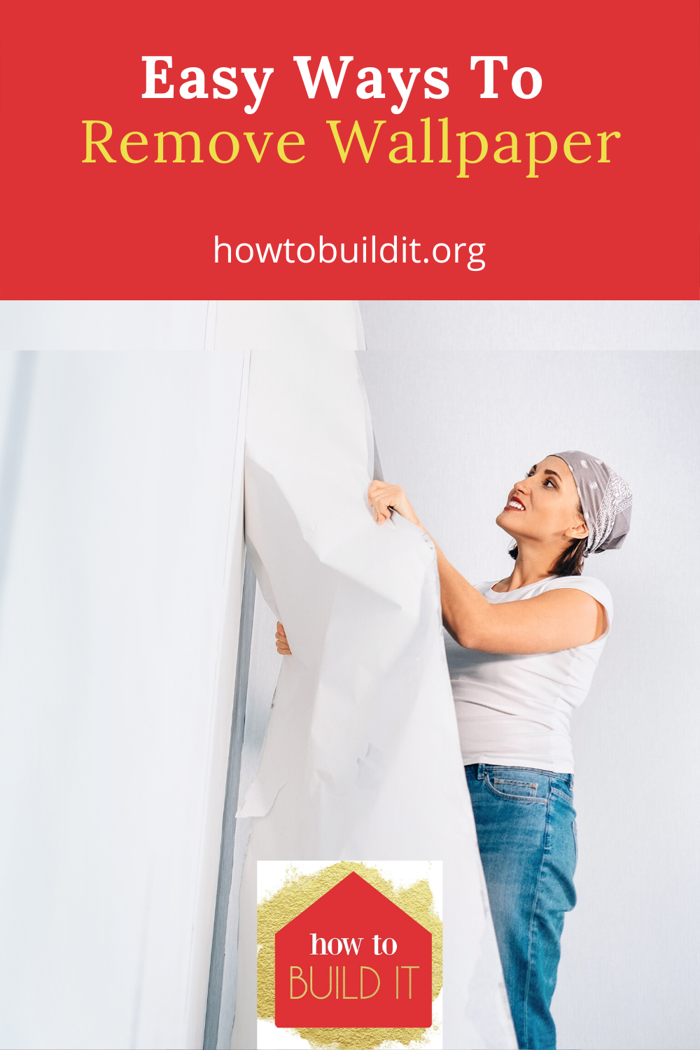 Removing wallpaper can be quite the job. I know because I spent hours of backbreaking work doing it when I bought an old home. If I had only known these tricks back then. If you need to remove wallpaper, wait until you have read this post. Then, things will go much quicker and much easier. #howtoremovewallpaper #tipsforremovingwallpaper #removewallpapereasily