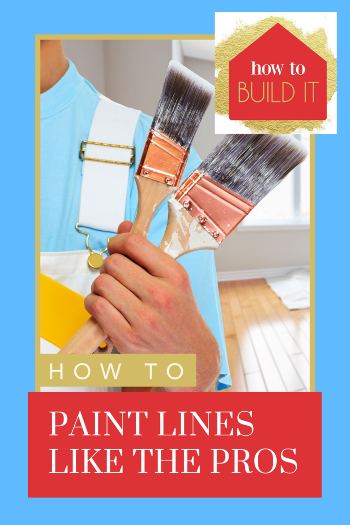 How To Paint A Perfect Line Painting, Paint Tips DIY Projects