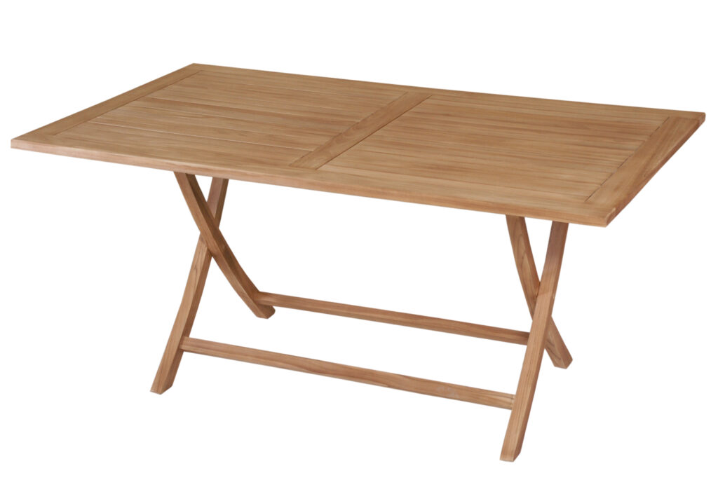 Economical folding table