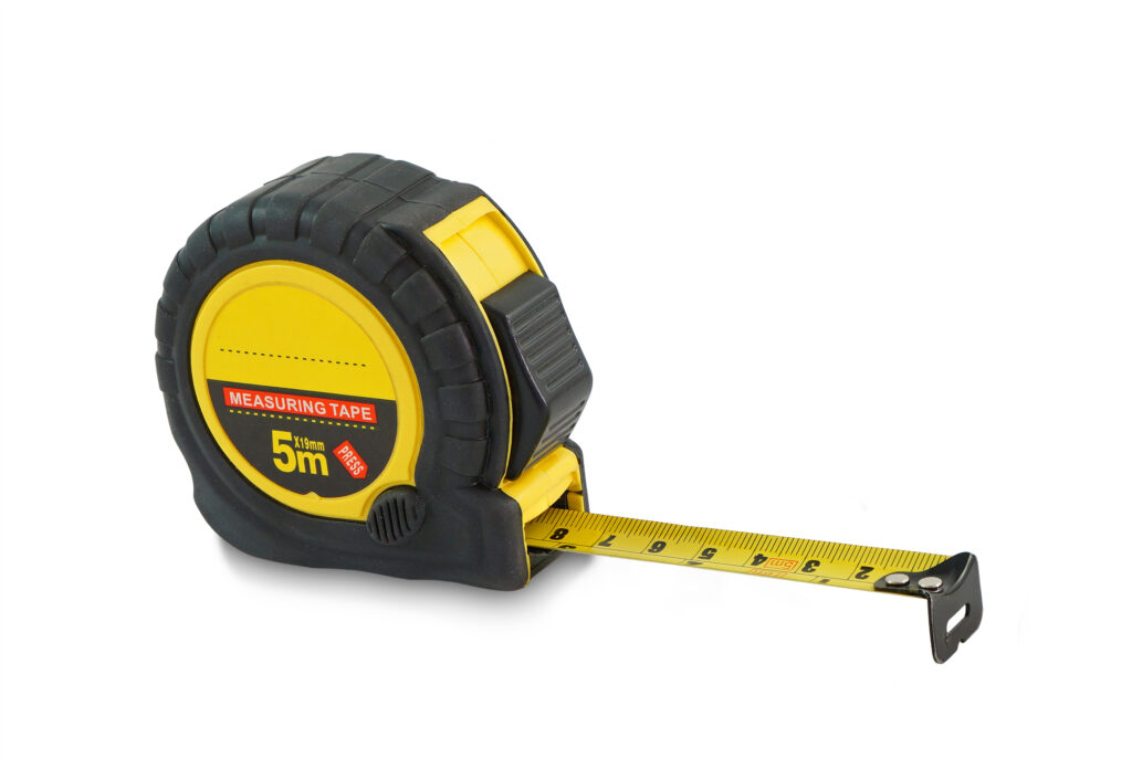 black diamond on a tape measure