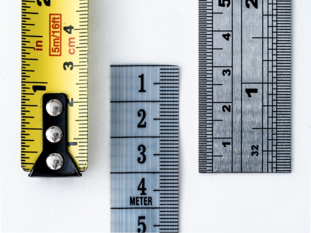 Different measuring devices